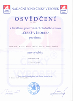 Protokol o poč&aacute;tečn&iacute; zkou&scaron;ce typu v&yacute;robku - plastov&eacute; dveře AD70